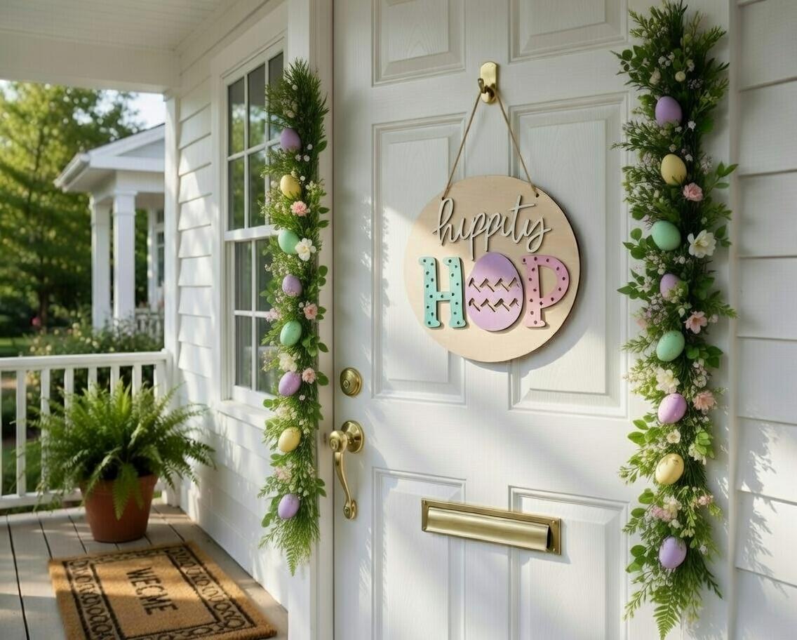 Hippity Hop Easter Door Hanger DiY