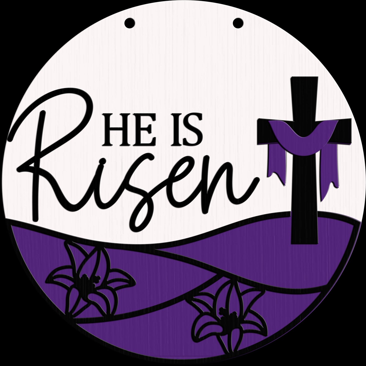 He is Risen Easter Door Hanger DiY