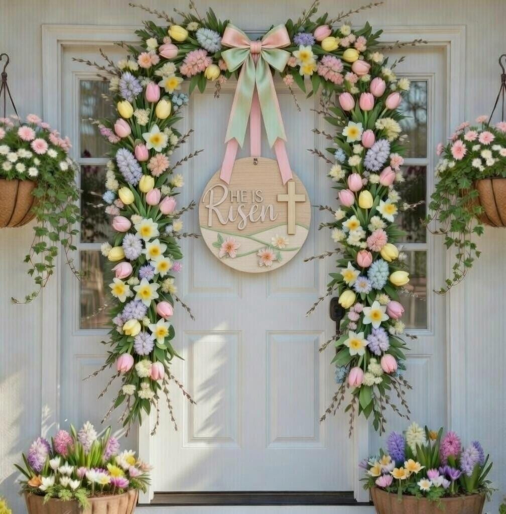 He is Risen Easter Door Hanger DiY