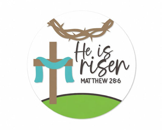 He is Risen-Thorns Door Hanger DiY
