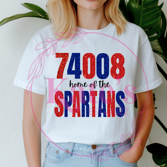 74008 Home Of The Spartans Shirt