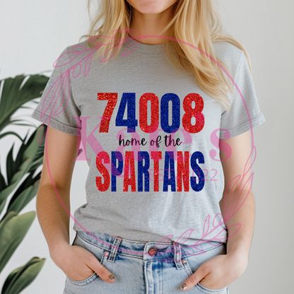 74008 Home Of The Spartans Shirt