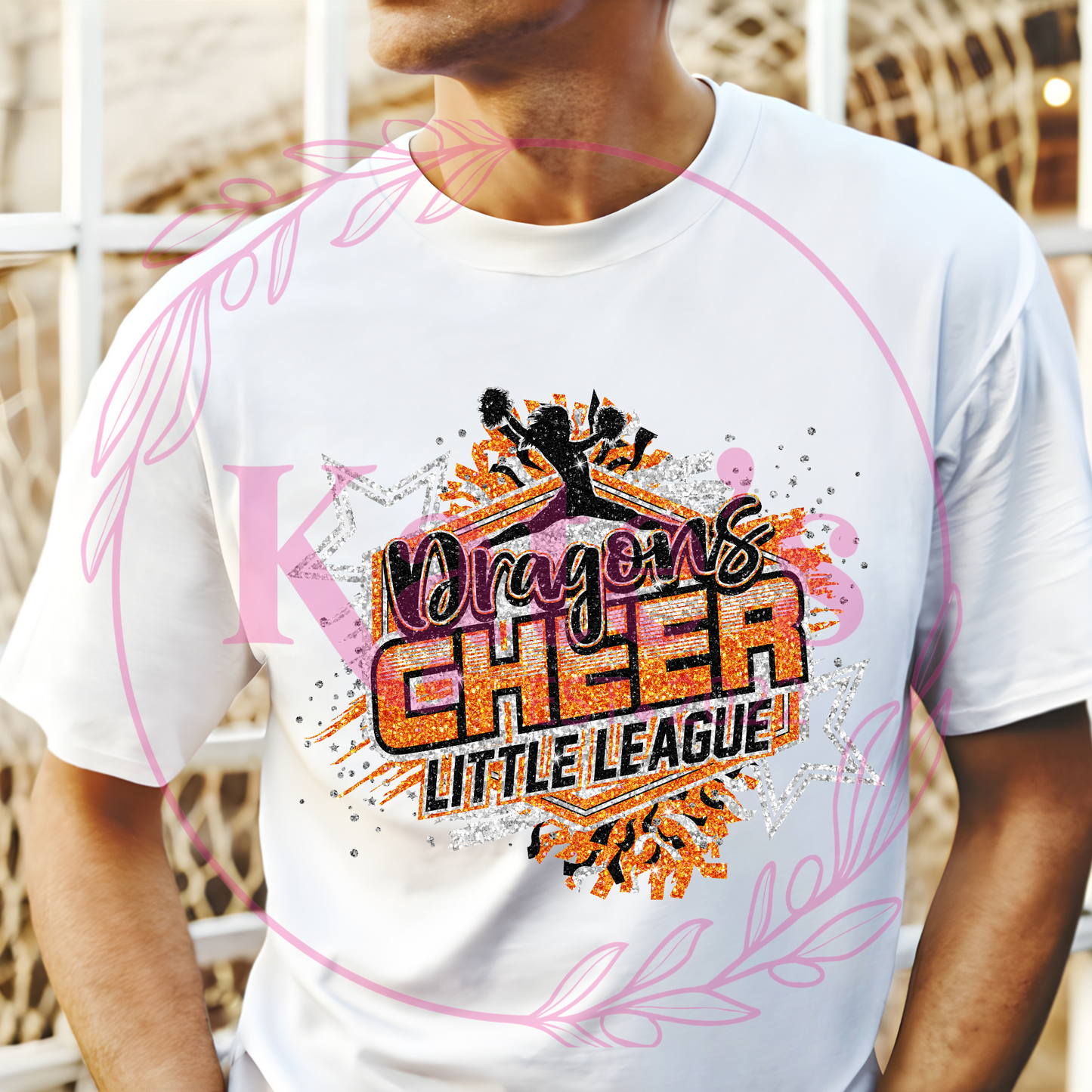 Dewar Dragons Cheer Little League Shirt