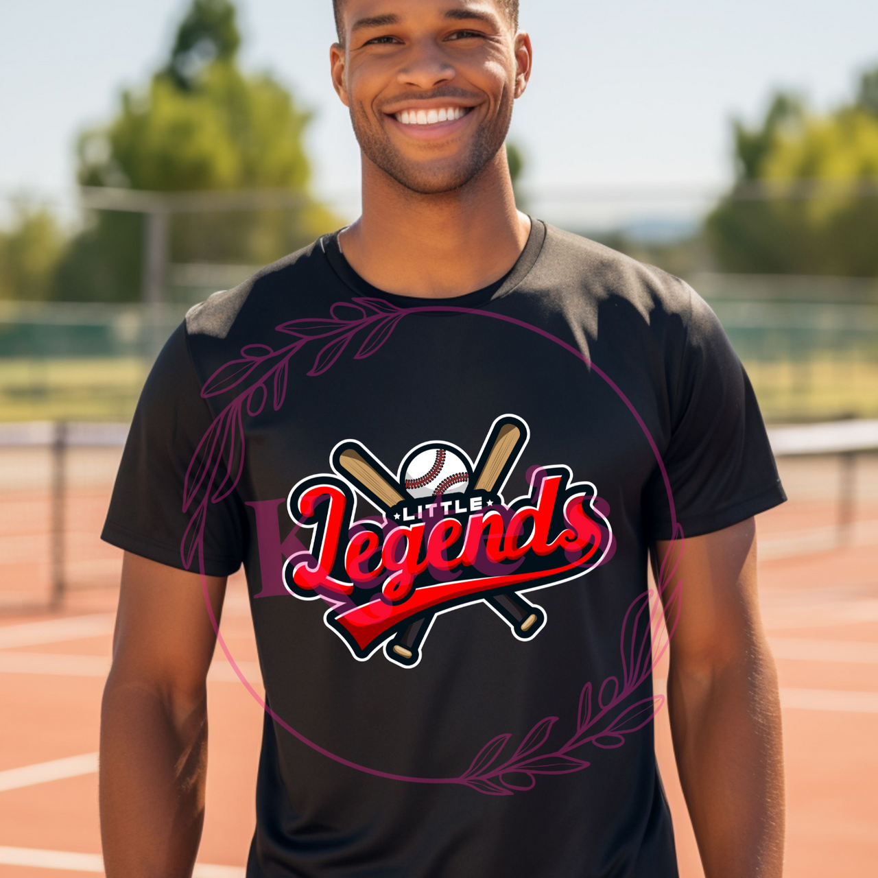 Little Legends Ball and Bat Dri Fit T-Shirt