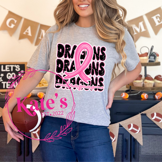 Dewar Dragons Pink Out *Cheer Fundraiser* T-Shirt