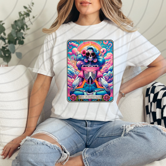 The Overthinker Tarot Direct-To-Film Transfer