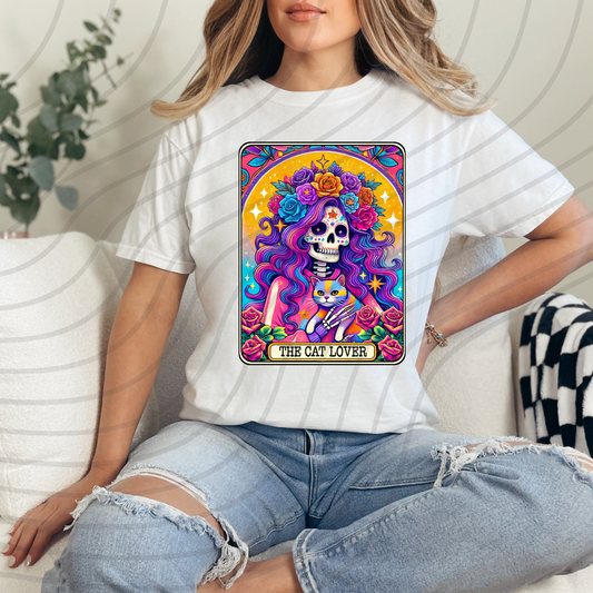 The Cat Lover Tarot Direct-To-Film Transfer