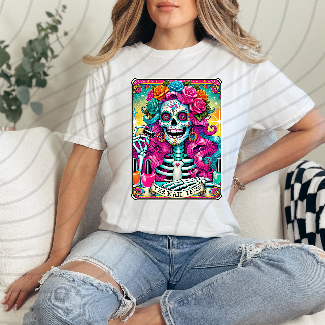 The Nail Tech Tarot Direct-To-Film Transfer