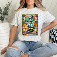 The Teacher Tarot Direct-To-Film Transfer