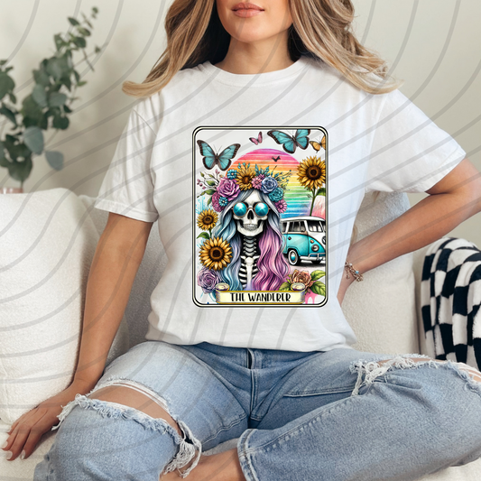The Wanderer Tarot Direct-To-Film Transfer